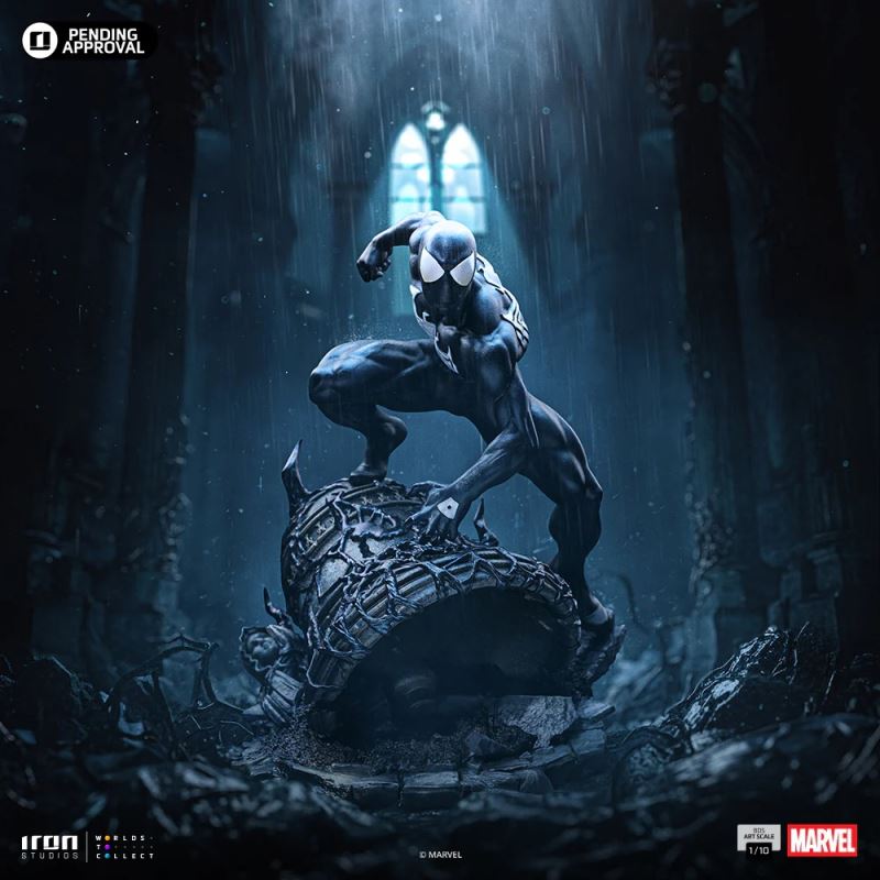 Spider-Man Black Costume - Marvel Comics Series 7 - Art Scale 1/10