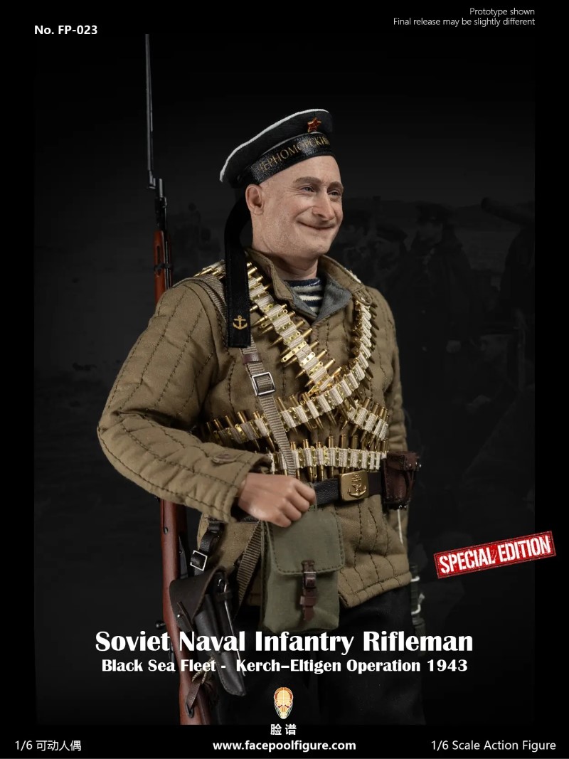Soviet Naval Infantry Rifleman Black Sea Fleet 1/6