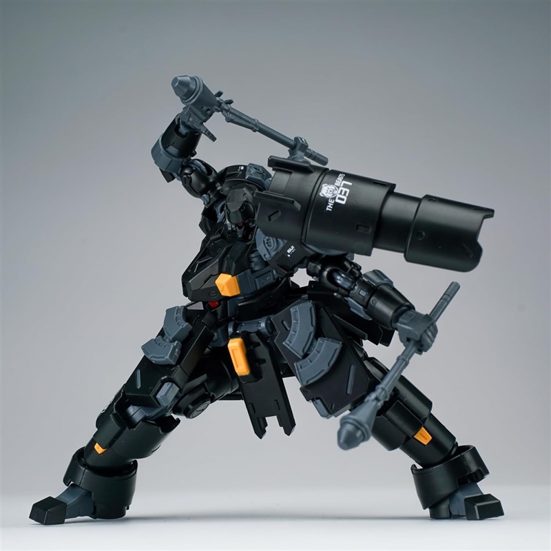ULTRA ACTION TROOPER Series ZAROV M1 1/144 Scale ABS & POM Assembled Plastic Model Kit [Metallic Black]
