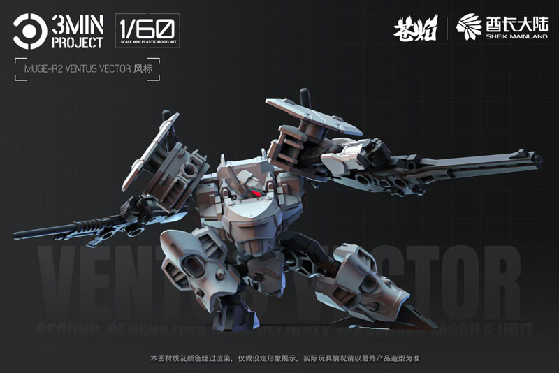 3 min project Series MUGE-R2 VENTUS VECTOR 1/60