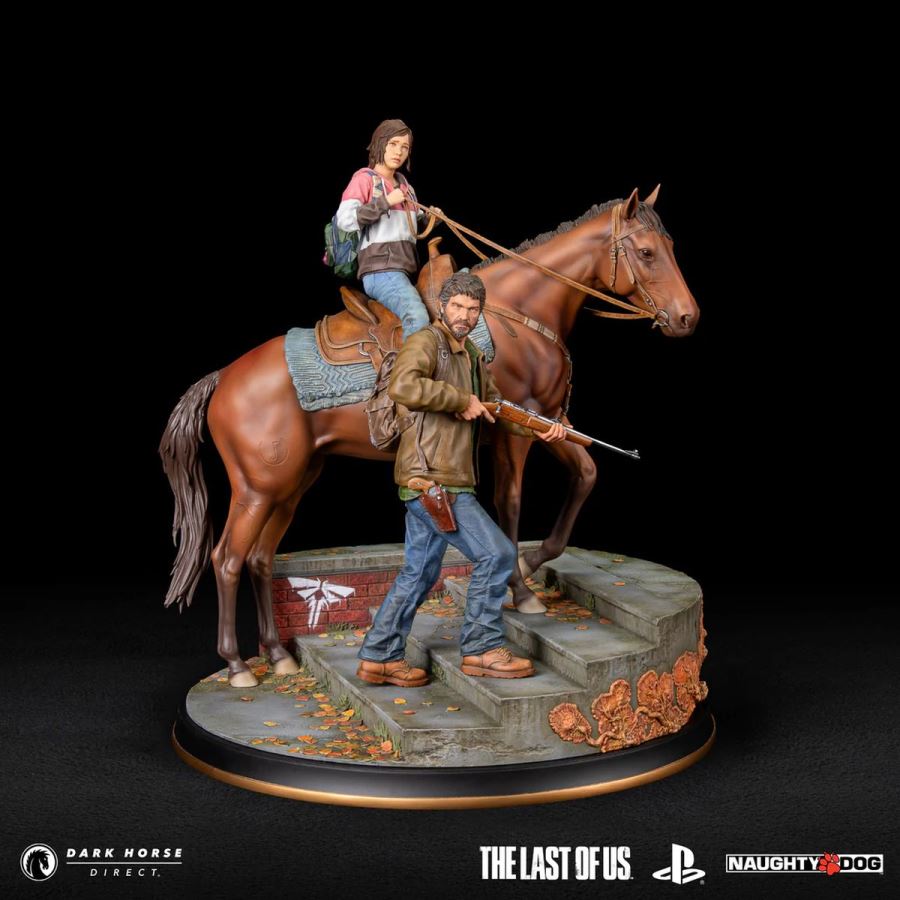 The Last of Us: Joel & Ellie on Horseback Premium Statue