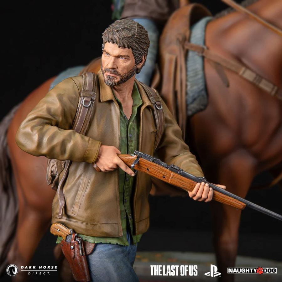 The Last of Us: Joel & Ellie on Horseback Premium Statue