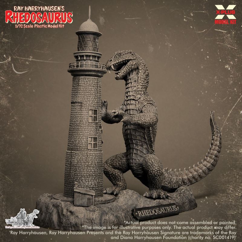 Ray Harryhausen Rhedosaurus Atomic Monster Model Kit 1/72