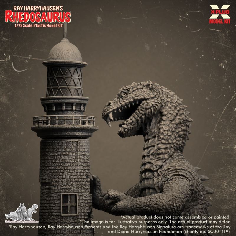 Ray Harryhausen Rhedosaurus Atomic Monster Model Kit 1/72