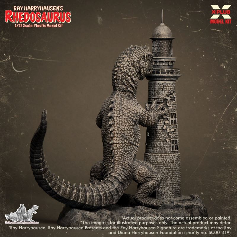 Ray Harryhausen Rhedosaurus Atomic Monster Model Kit 1/72