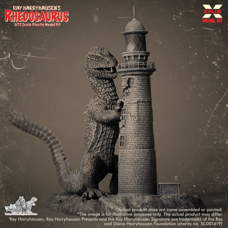 Ray Harryhausen Rhedosaurus Atomic Monster Model Kit 1/72