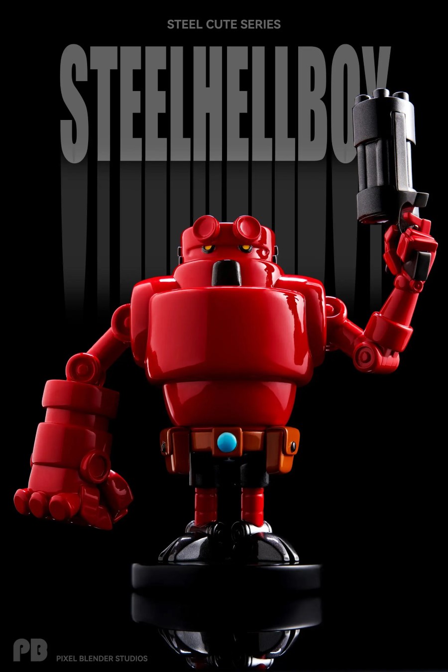 Original Robot steel cute series 01 Hellboy