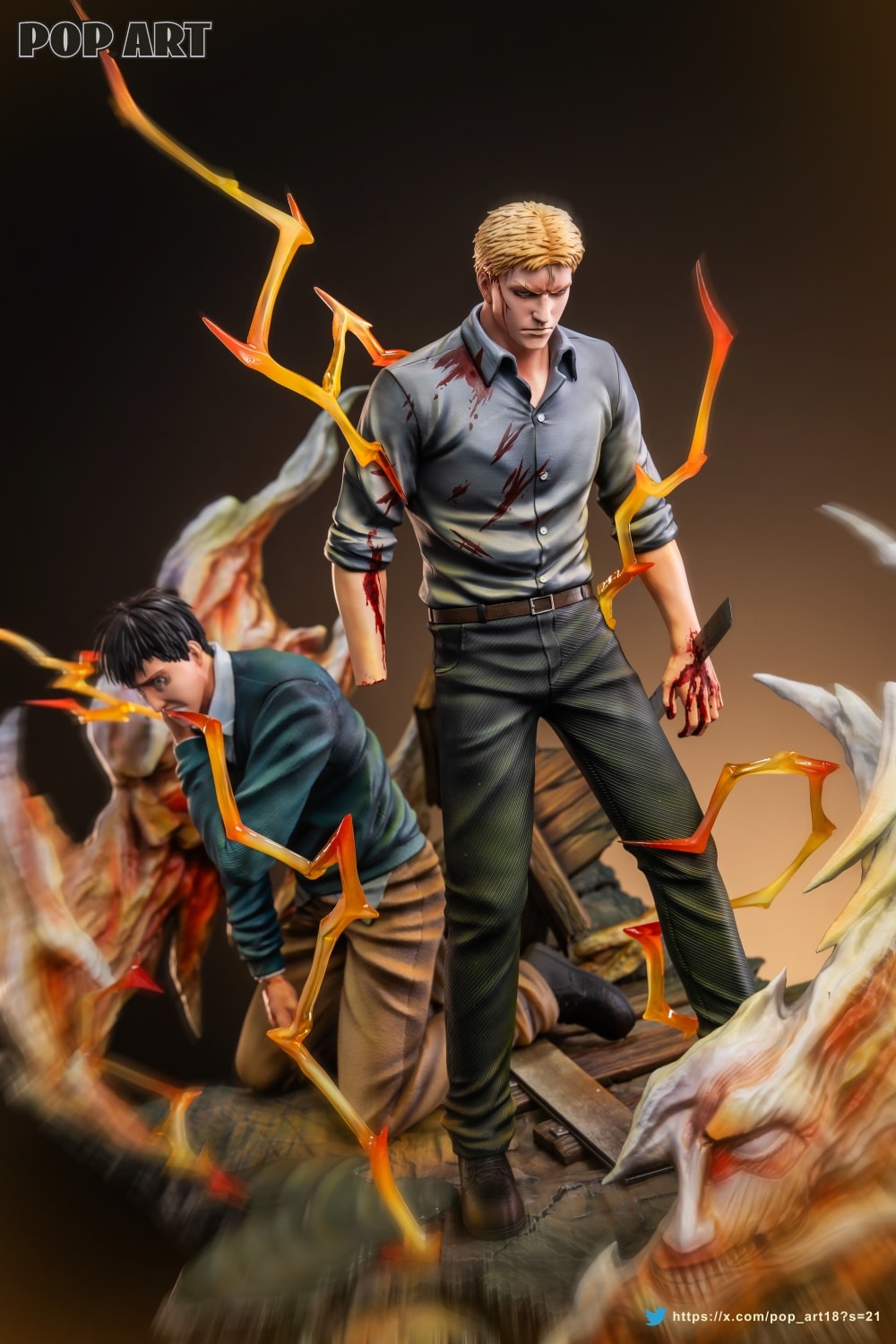Reiner Braun & Bertholdt Hoover - Attack On Titan 1/6