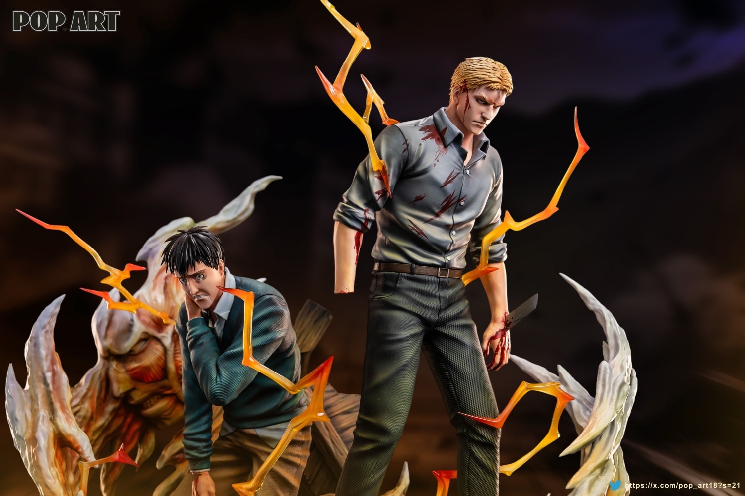 Reiner Braun & Bertholdt Hoover - Attack On Titan 1/6