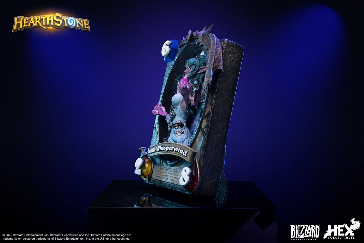 Blizzard Hearthstone - Tyrande Whisperwind Card Art Statue