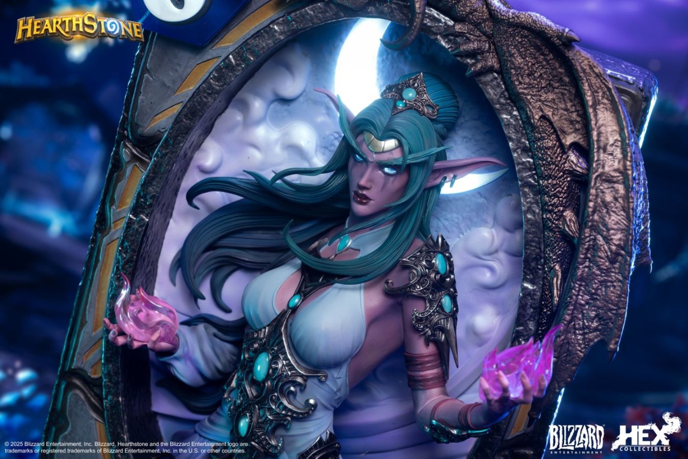 Blizzard Hearthstone - Tyrande Whisperwind Card Art Statue