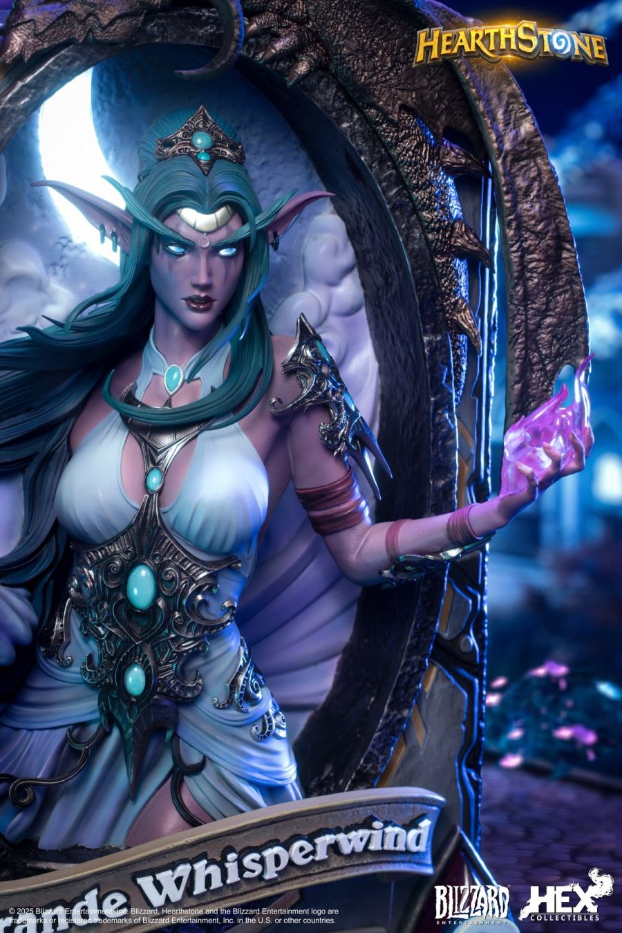 Blizzard Hearthstone - Tyrande Whisperwind Card Art Statue