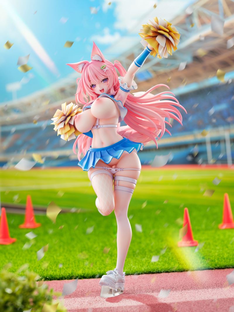 Animal Ears Cheerleader Girl DX Ver. illustration by Yatanuki Kei 1/5.5