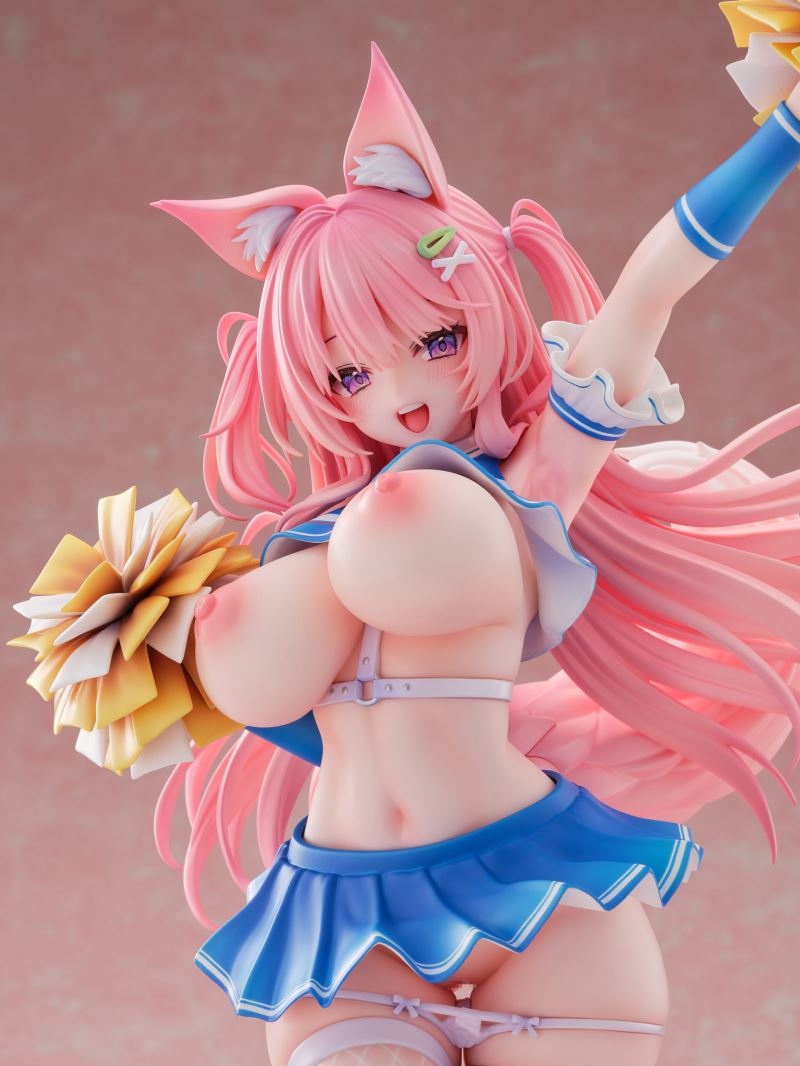 Animal Ears Cheerleader Girl DX Ver. illustration by Yatanuki Kei 1/5.5