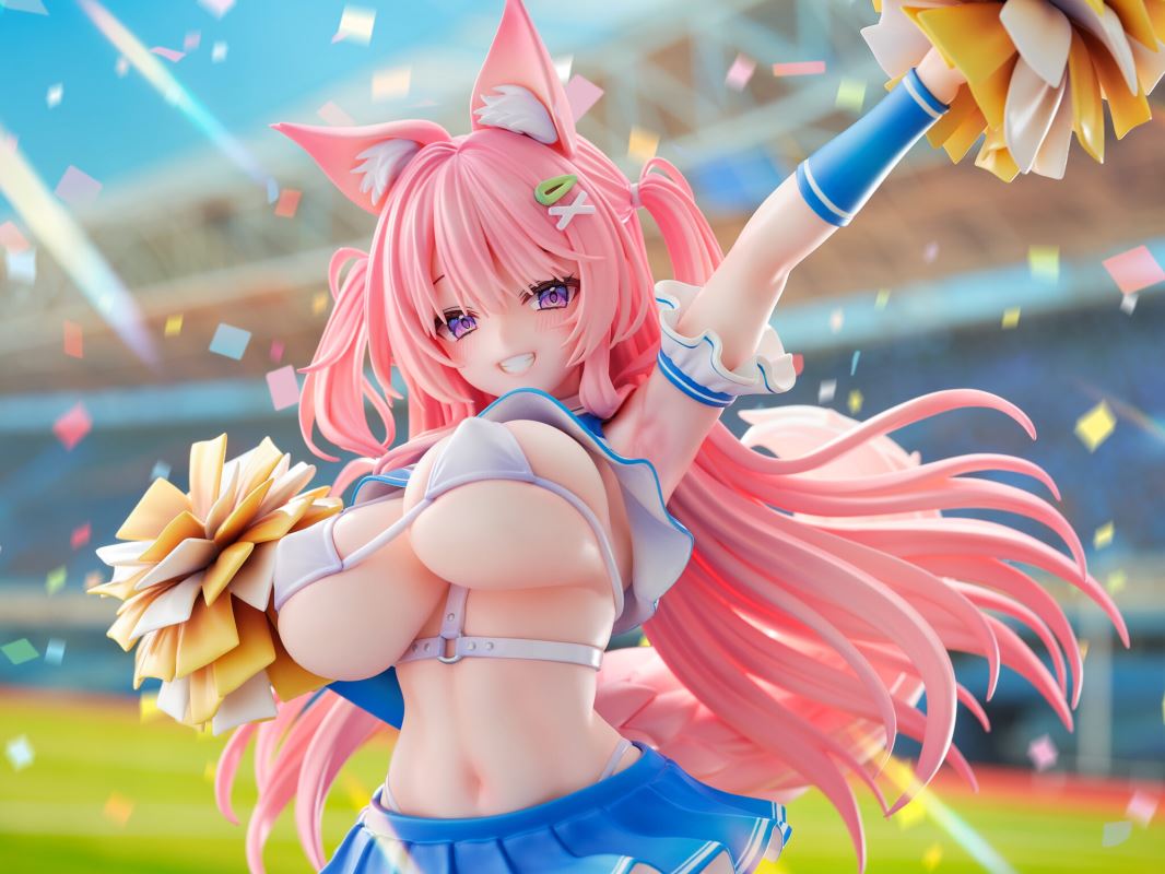 Animal Ears Cheerleader Girl DX Ver. illustration by Yatanuki Kei 1/5.5