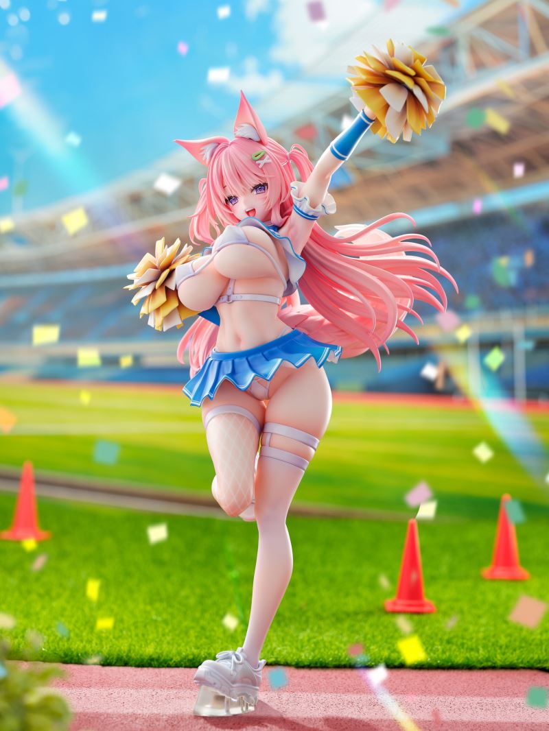 Animal Ears Cheerleader Girl DX Ver. illustration by Yatanuki Kei 1/5.5