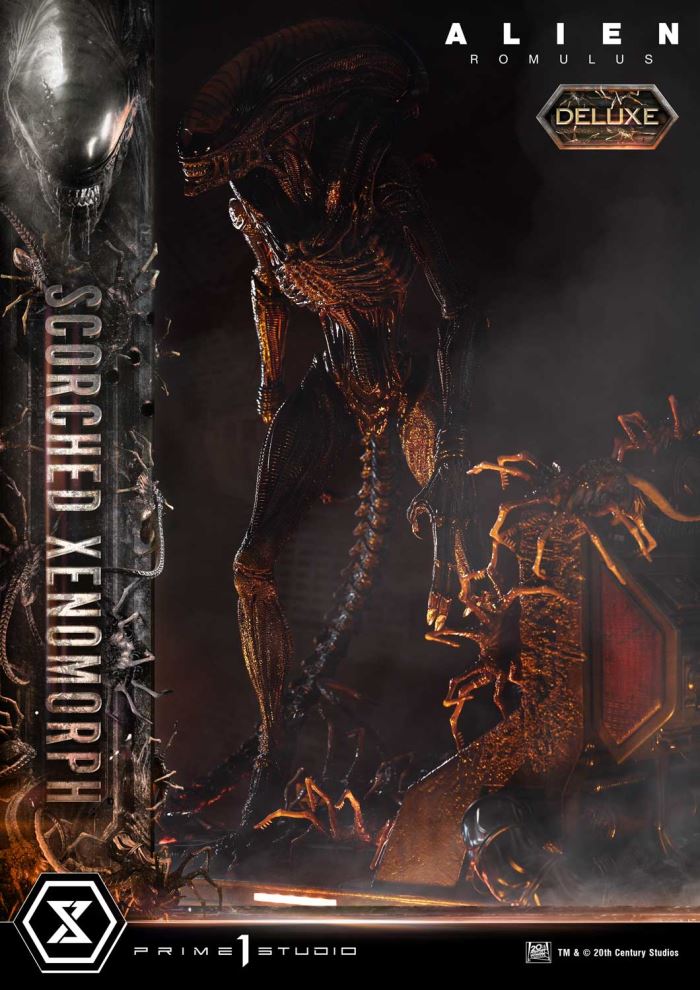 Alien: Romulus  Scorched Xenomorph DX Version