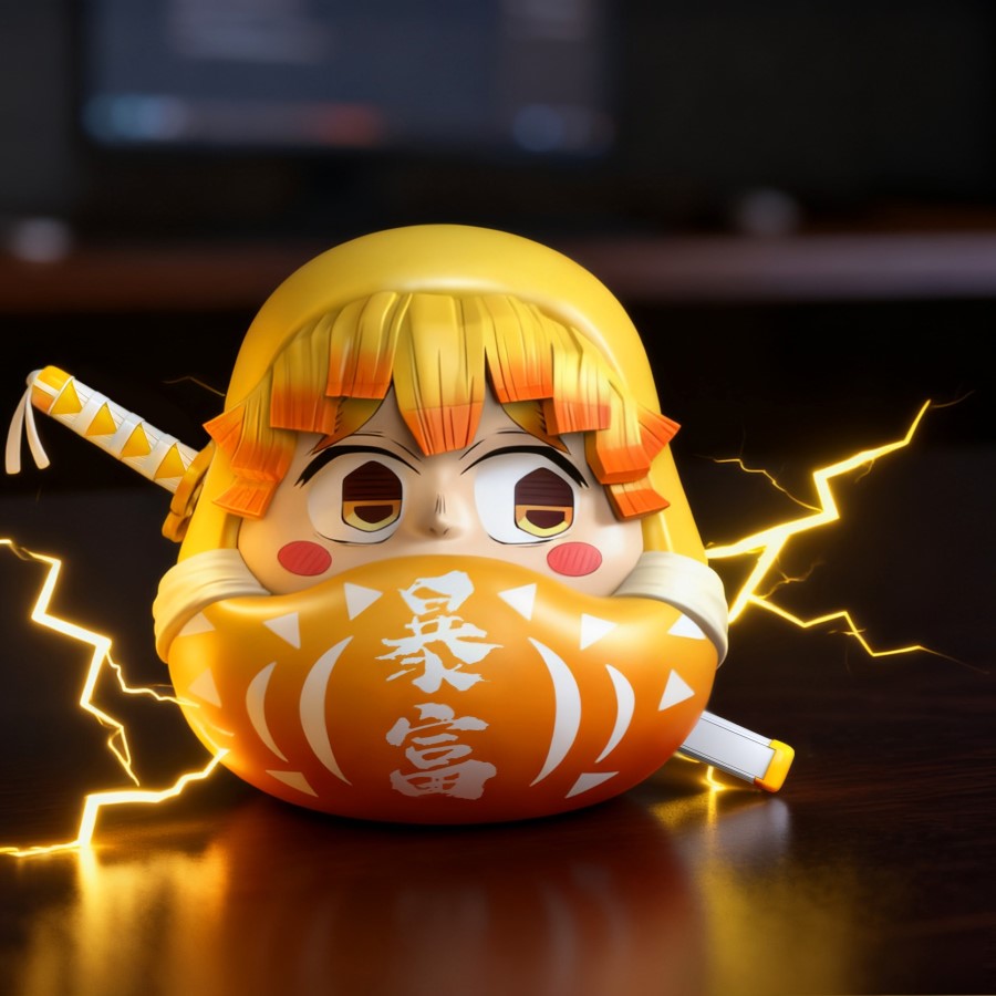 Demon Slayer Daruma Zenitsu