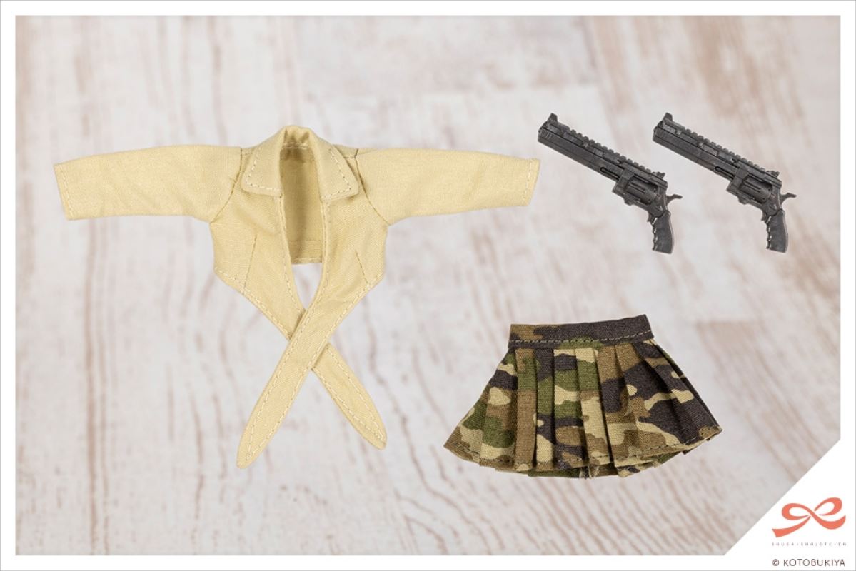 Tiny Closet Front-Tie Shirt Set Vol.2 [Beige]/[Dark Green]/[Camouflage]