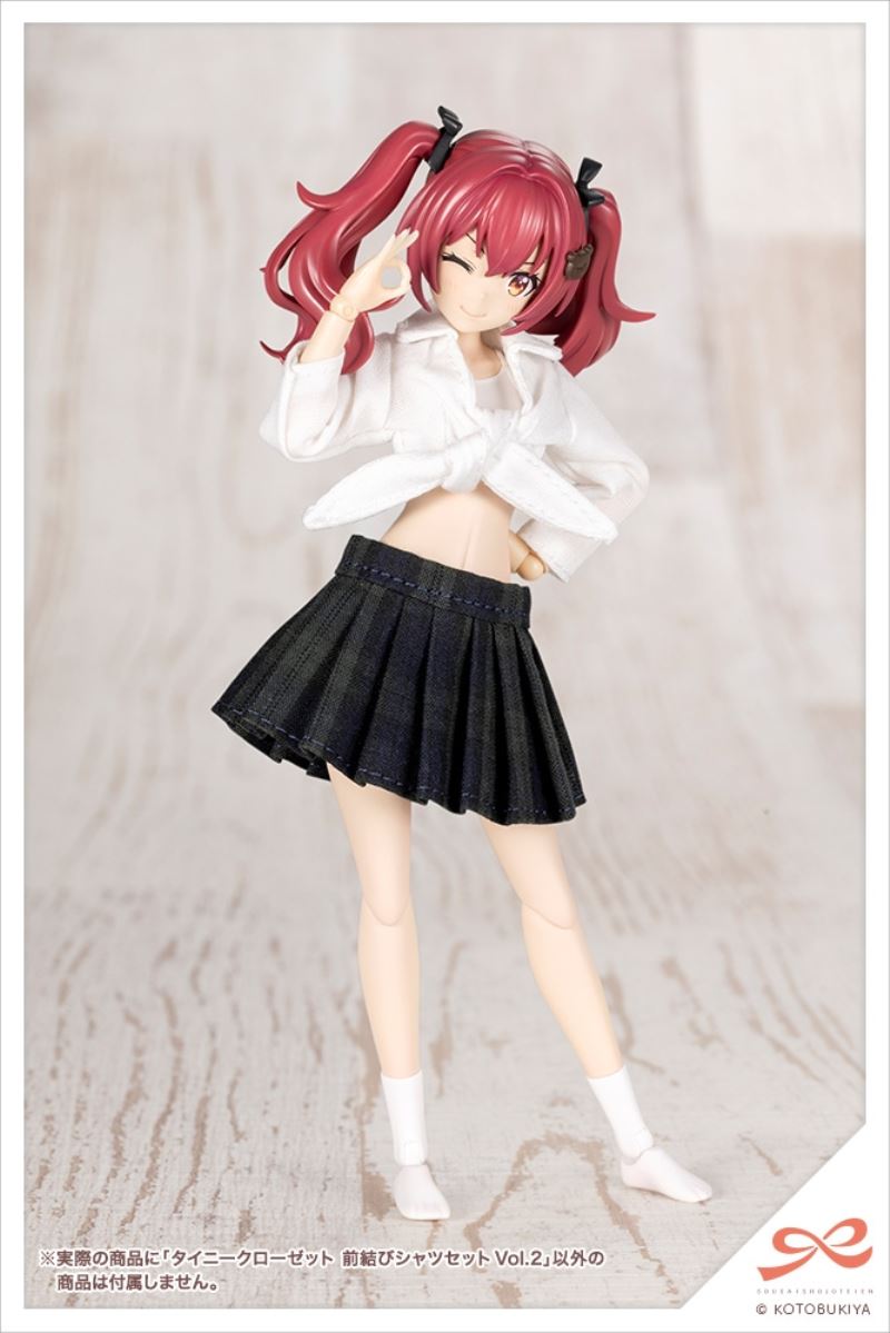 Tiny Closet Front-Tie Shirt Set Vol.2 [Beige]/[Dark Green]/[Camouflage]