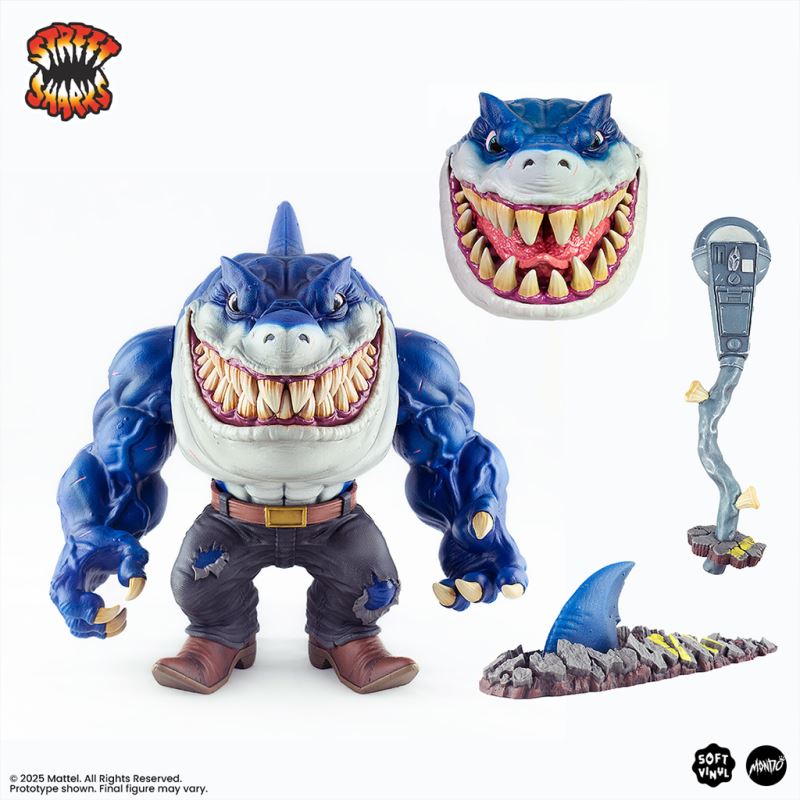 STREET SHARKS - Ripster Soft Vinyl Figure