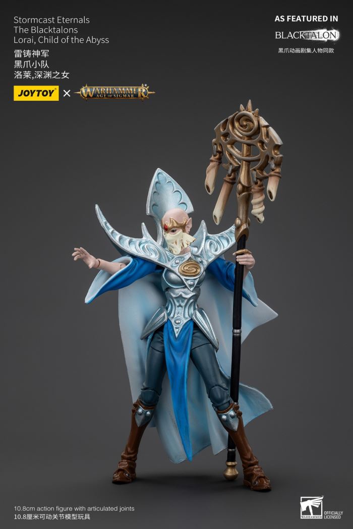Stormcast Eternals - Black Claw Squad - Silver Wolf/Bull Hammer/Daughter of the Abyss/Black Claw/Gold Blade 1/18