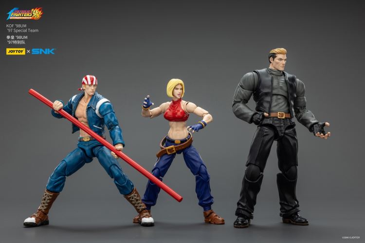 King of Fighters '98 UM '97 Special Team - Ryuji Yamazaki / Billy Kane / Blue Mary 1/18