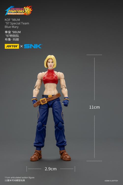 King of Fighters '98 UM '97 Special Team - Ryuji Yamazaki / Billy Kane / Blue Mary 1/18