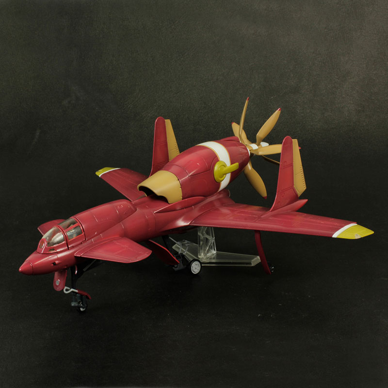 Kingdom of Honneamise Air Force Fighter 3rd Schira-DOW (Single Seat Type) Plastic Model From Royal Space Force: The Wings of Honneamise 1/72