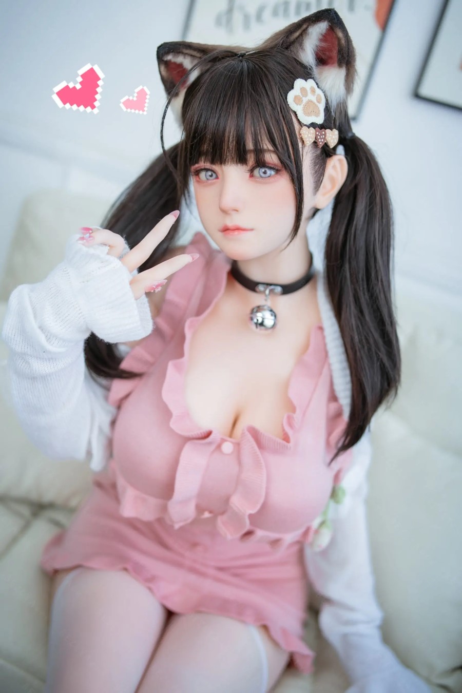 Wind Bell No.3 Makeup Cat girl