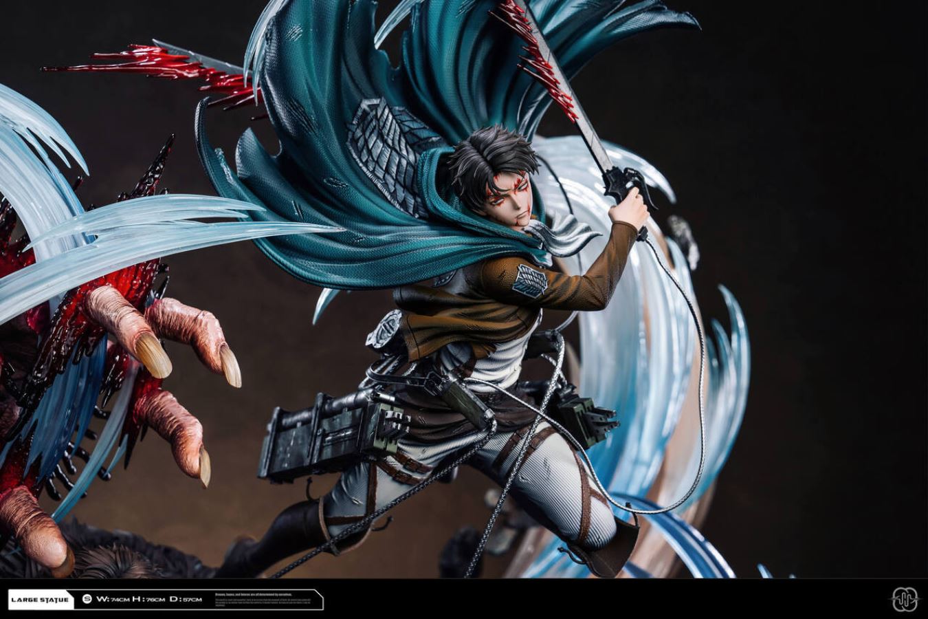 Levi vs Zeke - Attack On Titan