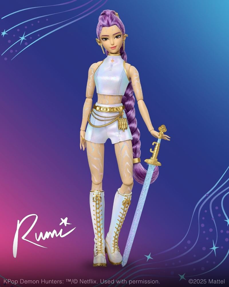 KPop Demon Hunters Rumi, Mira, and Zoey