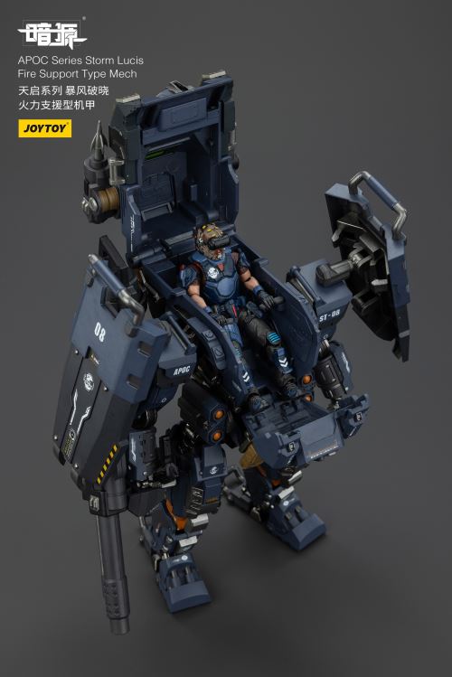 Apocalypse Series Mechs - Phantom/Iron Curtain/Sky Raid/Storm Dawn/Rock White Blade 1/25