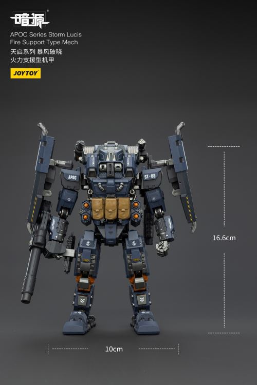 Apocalypse Series Mechs - Phantom/Iron Curtain/Sky Raid/Storm Dawn/Rock White Blade 1/25