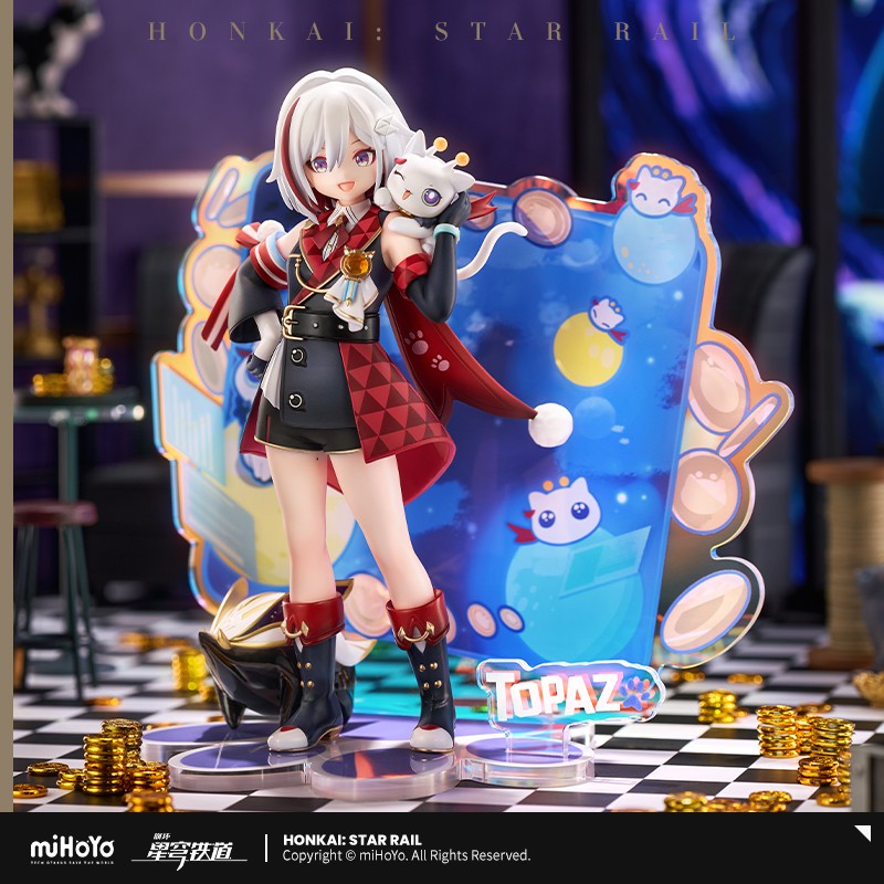 RISE UP+ Honkai: Star Rail Chibineko Series Figure Topaz & Numby Ver