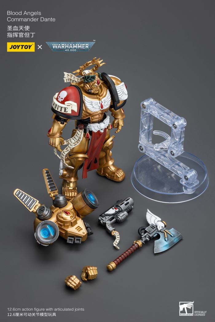 Black Templar Emperor Warrior Bayard's Revenge / Blood Angel Commander Dante 1/18