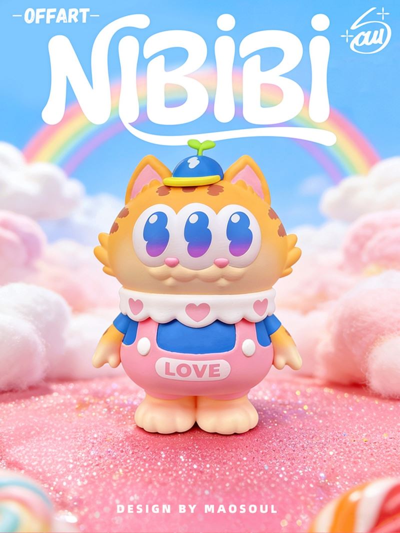 NIBBI Three-Eyed Cat Figurine