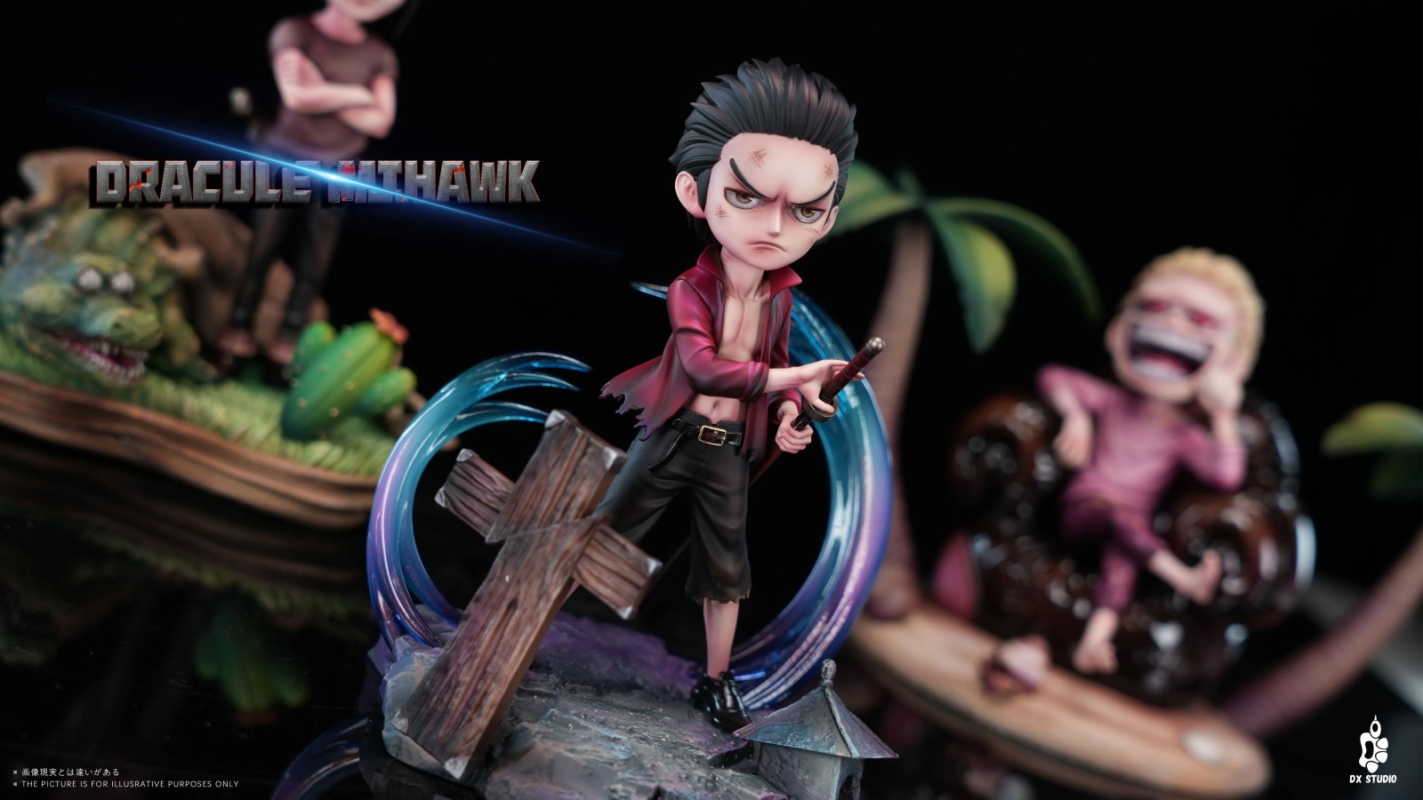 Donquixote Doflamingo, Dracule Mihawk and Sir Crocodile - One Piece