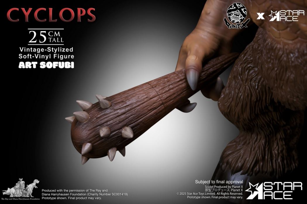 Ray Harryhausen Series - One-Eyed Beast (Vintage Vinyl Action Figure Version)