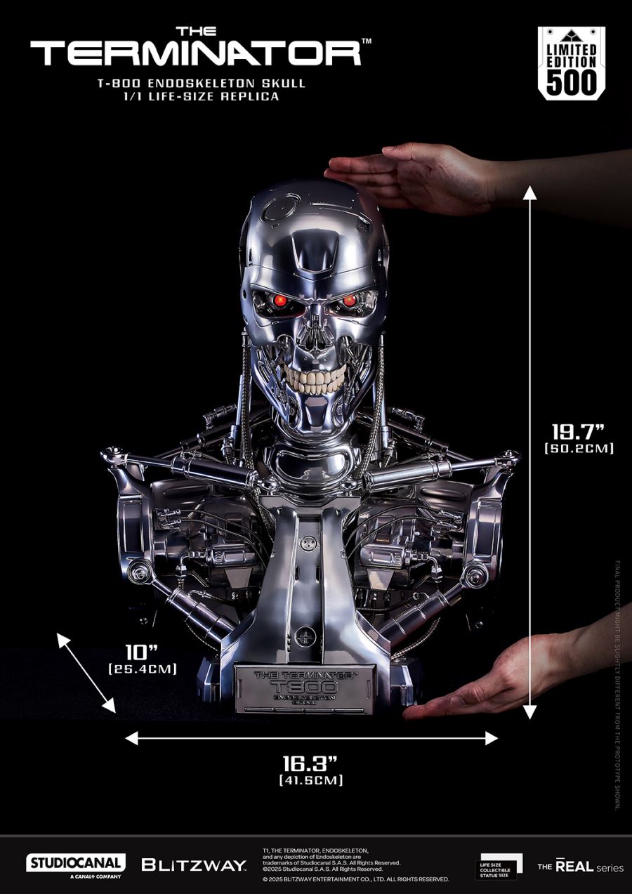 T-800 Endoskeleton Life-size Bust Replica 1/1
