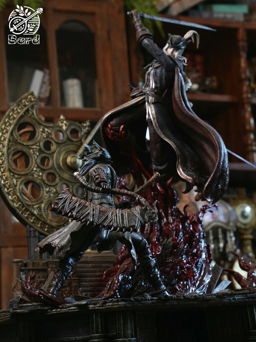 Bloodborne Fight in the Astral Clock Tower Lady Maria vs. Hunter