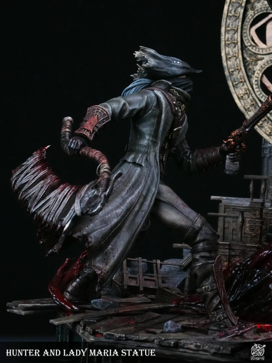 Bloodborne Fight in the Astral Clock Tower Lady Maria vs. Hunter