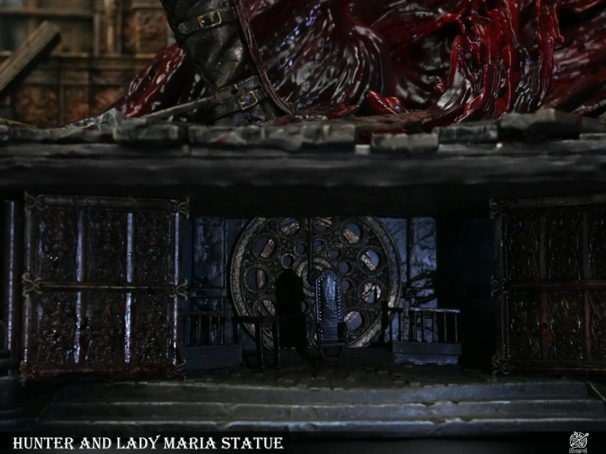 Bloodborne Fight in the Astral Clock Tower Lady Maria vs. Hunter