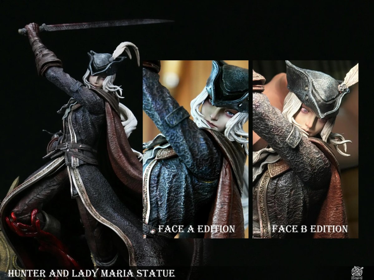 Bloodborne Fight in the Astral Clock Tower Lady Maria vs. Hunter