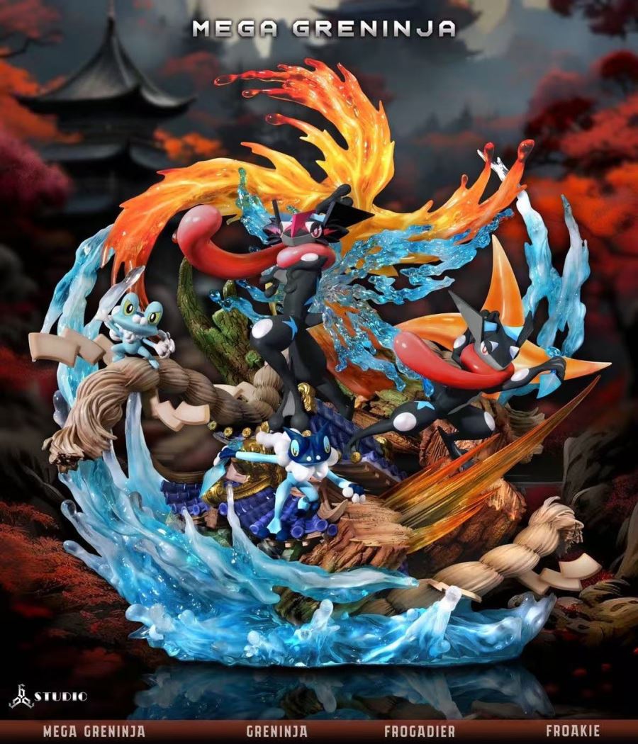 Mega Greninja Water Shuriken All Out - Pokemon