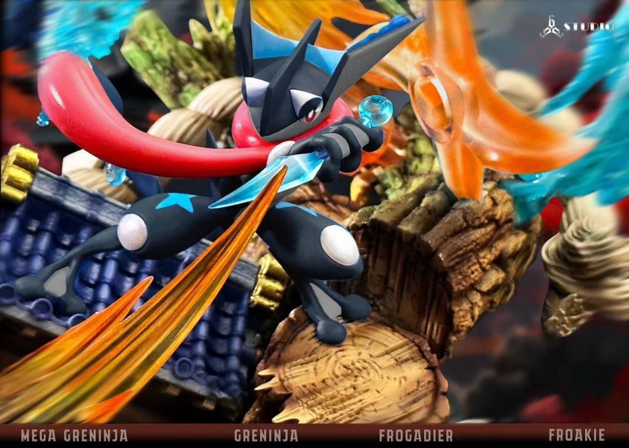 Mega Greninja Water Shuriken All Out - Pokemon