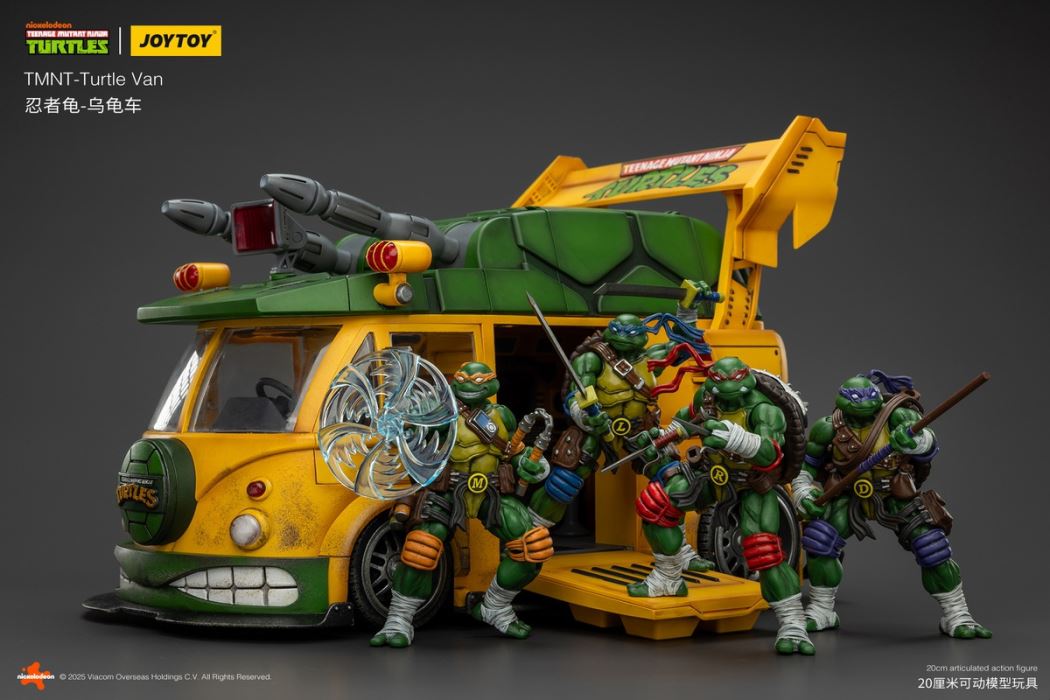 TMNT Ninja Turtles - Turtle Car & Ronnie the Nail 1/18