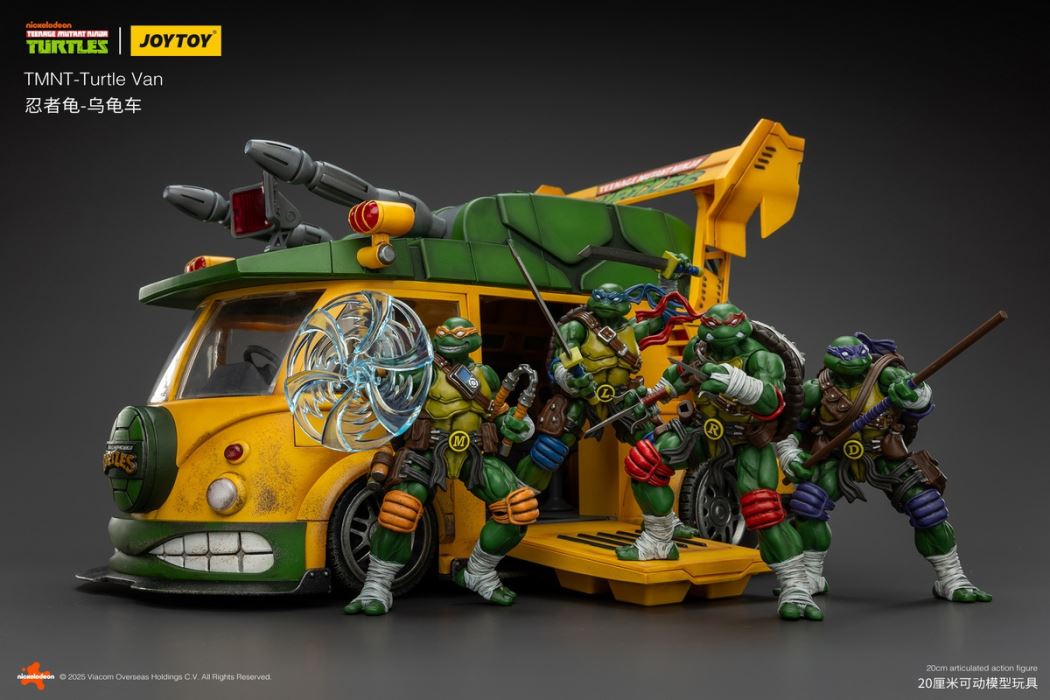 TMNT Ninja Turtles - Turtle Car & Ronnie the Nail 1/18