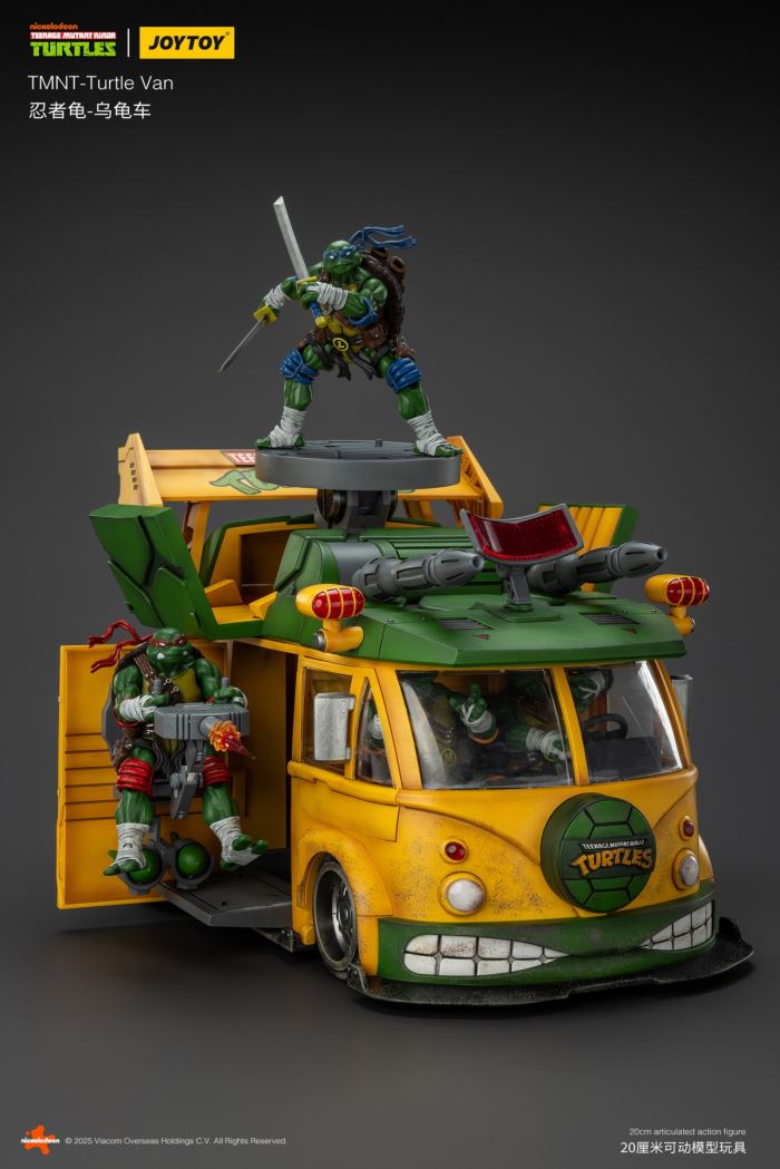 TMNT Ninja Turtles - Turtle Car & Ronnie the Nail 1/18