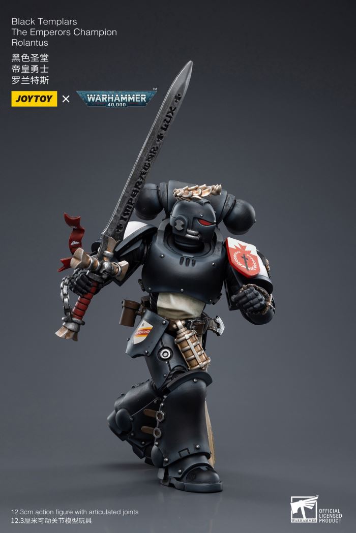 Black Templar Redeemer Dreadnought / Emperor Warrior Rolandes / Dark Angel Lazarus Mentor 1/18